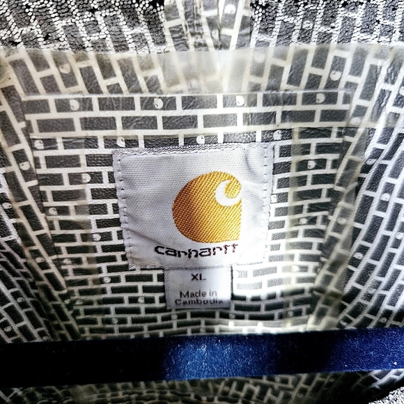 Carhartt Shorline Vapor Windbreaker Jacket Size XL Camo Full Zip - Picture 5 of 5